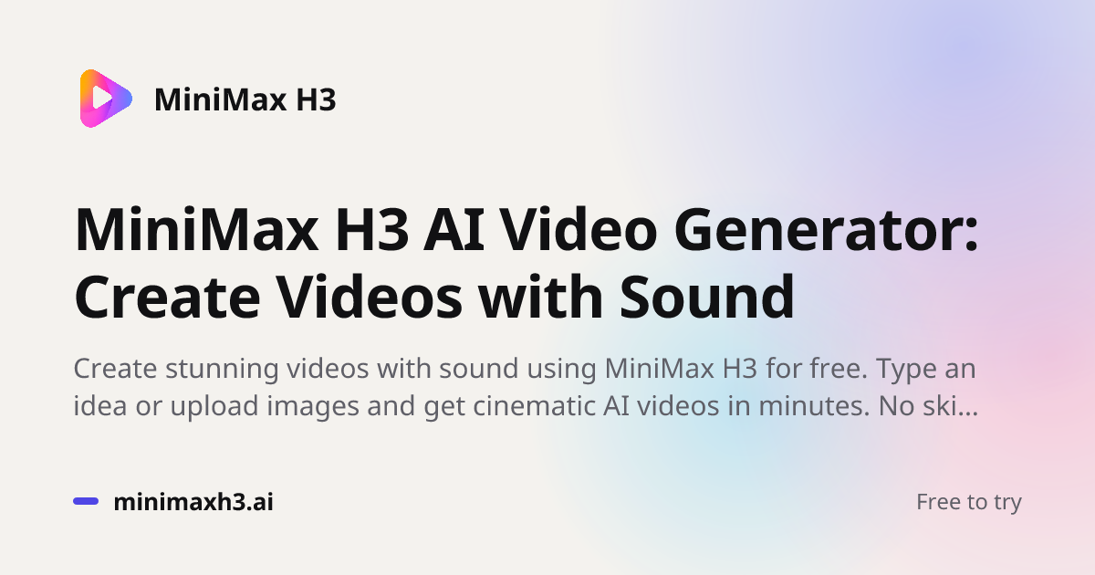 MiniMax H3